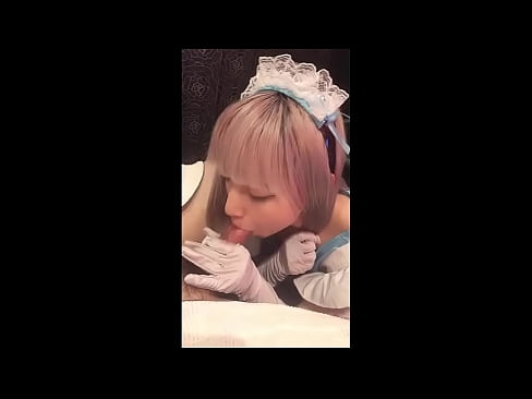 ❤️ Японский идол [mayuka], костюм французской горничной, часть 1, минет и дрочка с лосьоном ❌ Секс у нас ️❤