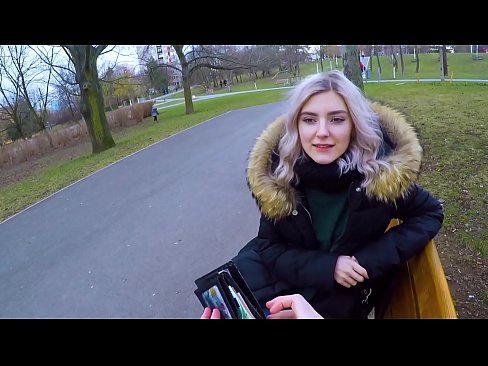 ❤️ Глотает горячую сперму незнакомца за деньги - минет в парке от Eva Elfie ❌ Секс у нас ️❤